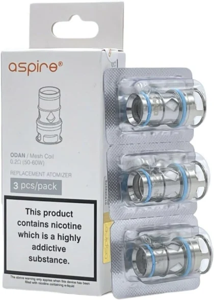 Aspire Odan Coiller - 3'lü Paket [Mesh 0.2 Ohm] Nikotinsiz
