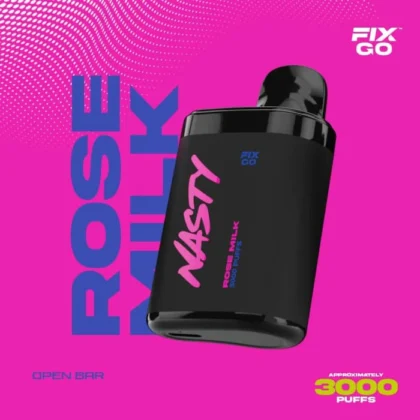 Nasty Fix Go Rose Milk - Disposable Vape 3000 Puffs