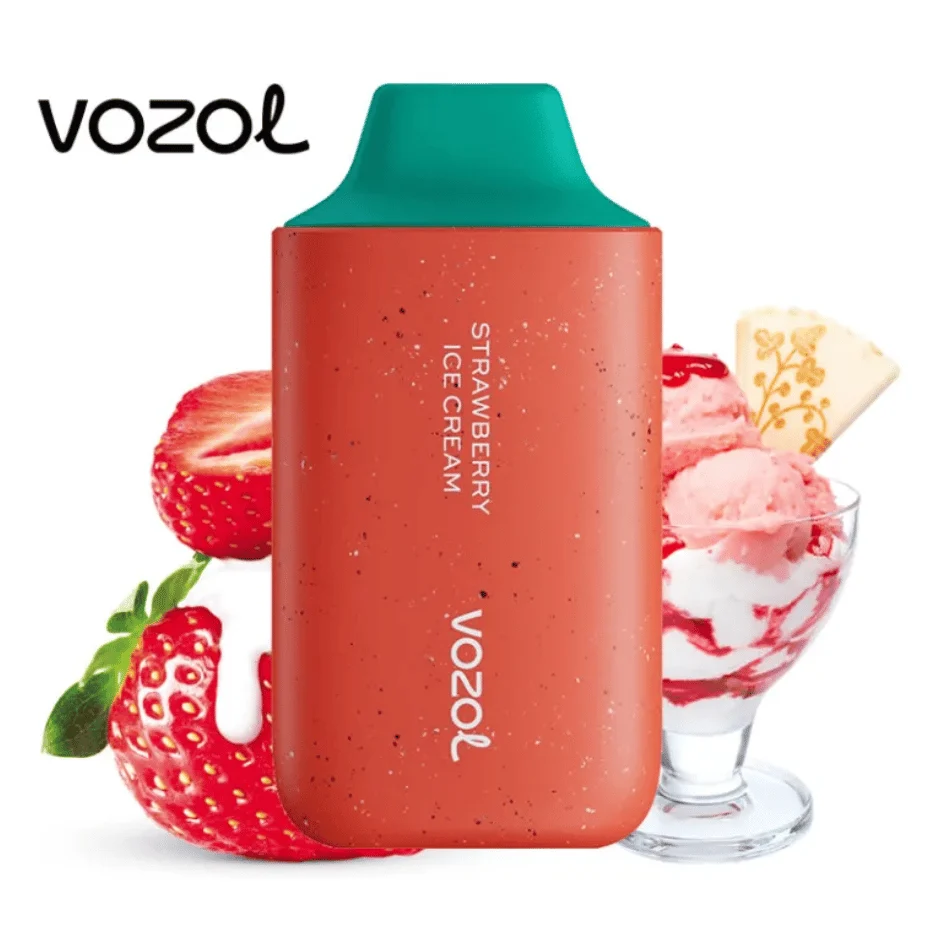 Vozol Star 6000 Puff Strawberry Ice Cream - Görsel 2