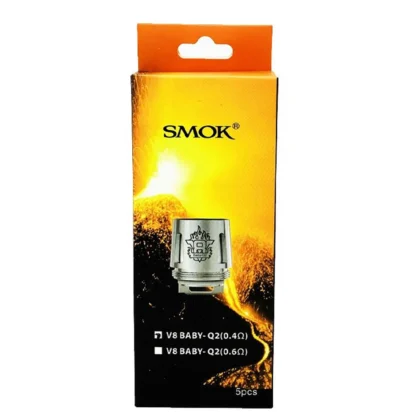 Smok V8 Baby Q2 0.4ohm Dual Core Replacement Coils 5 PCs