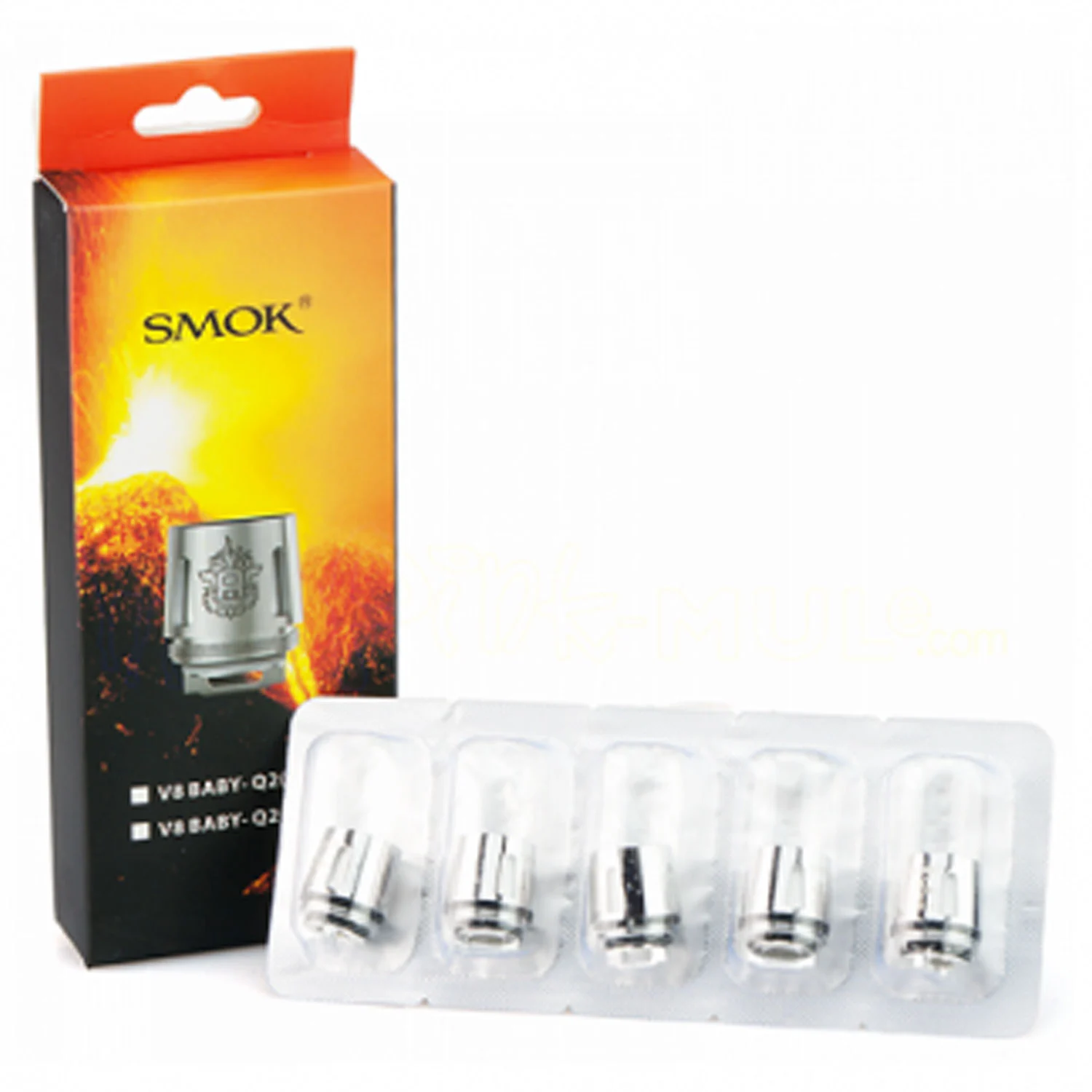 Smok V8 Baby Q2 0.4ohm Dual Core Replacement Coils 5 PCs - Görsel 3