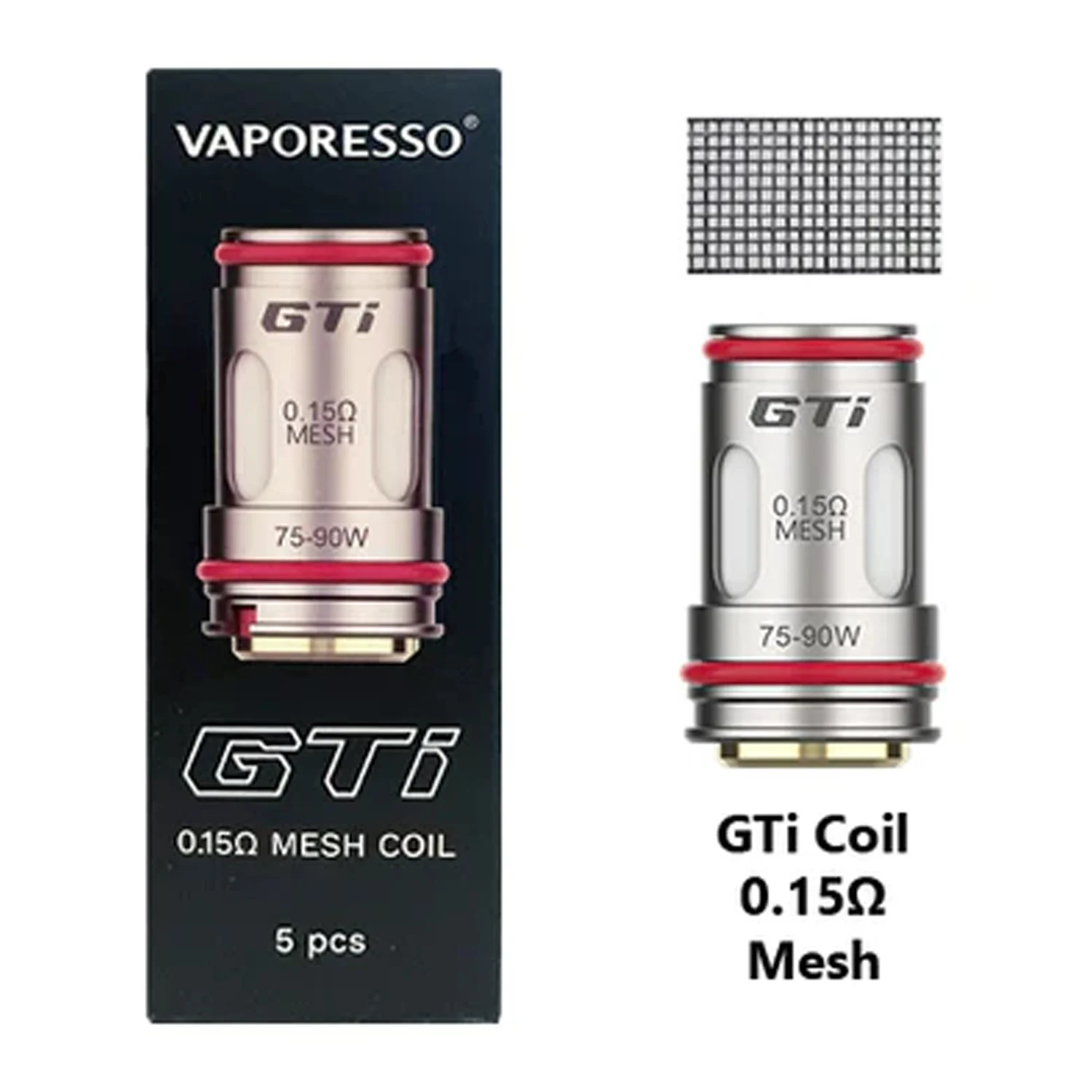 Vapresso Gti Mesh Coils 0,15 ohm 5'li Paket