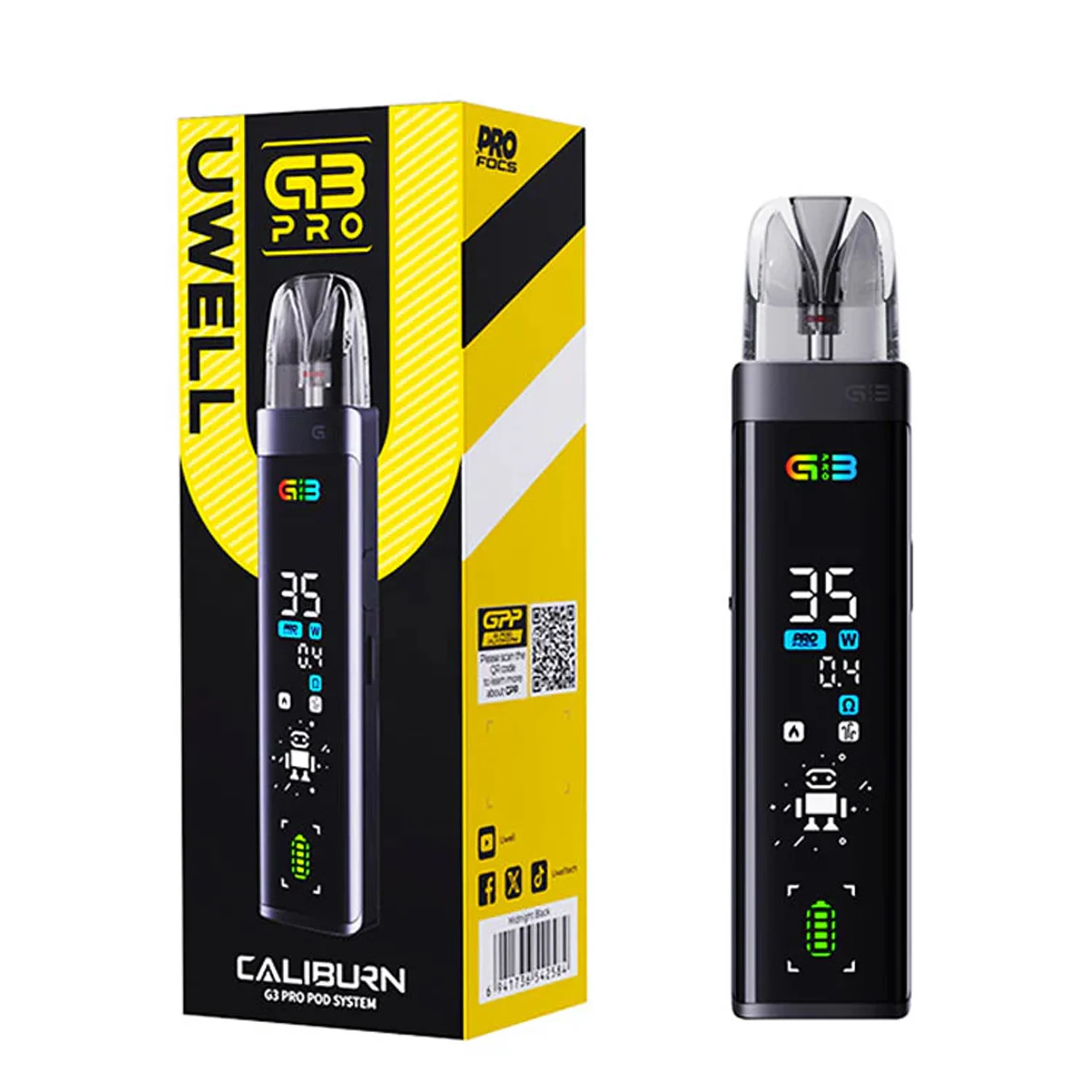 Uwell Caliburn G3 Pro Pod Kit