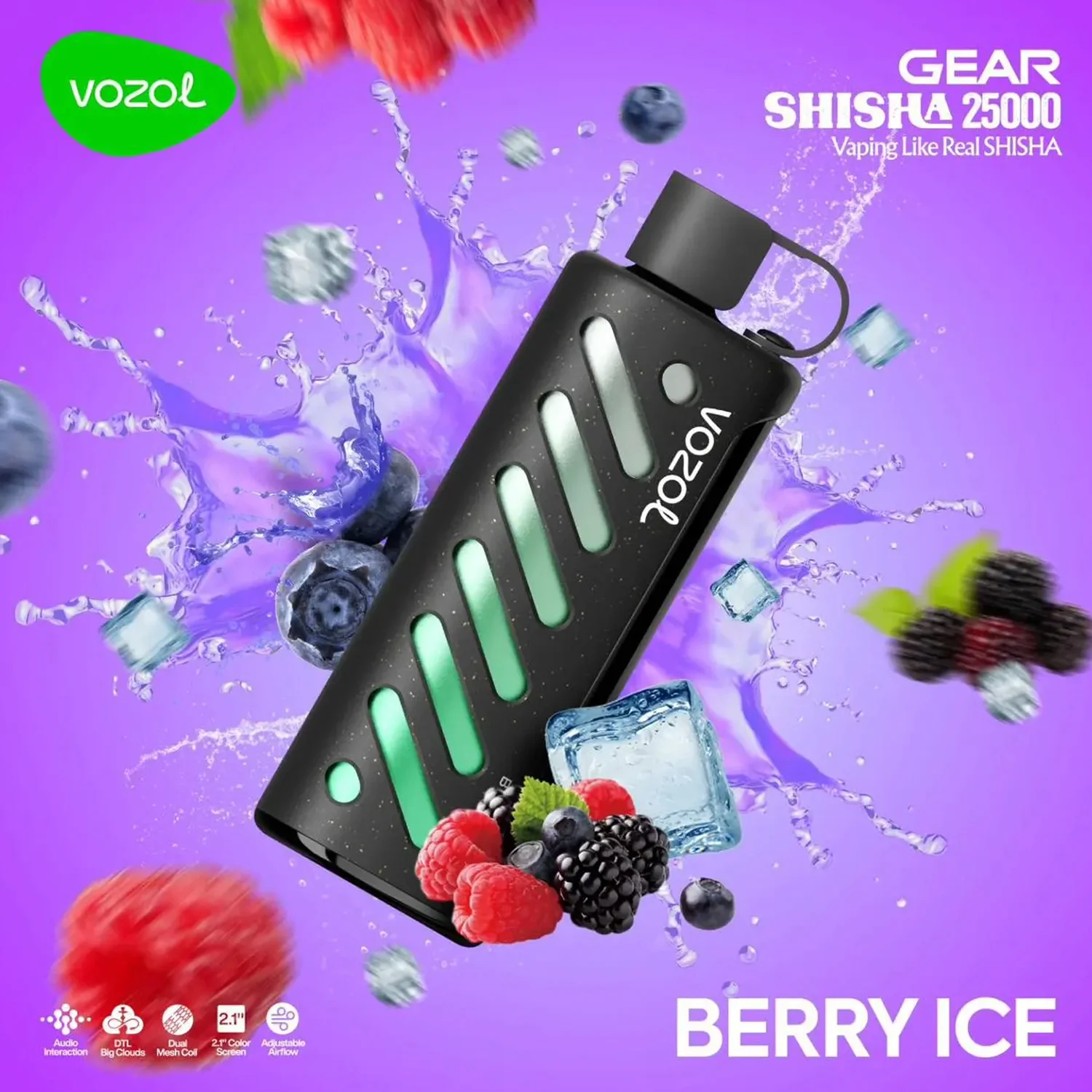 Vozol Gear 25000 Berry Ice