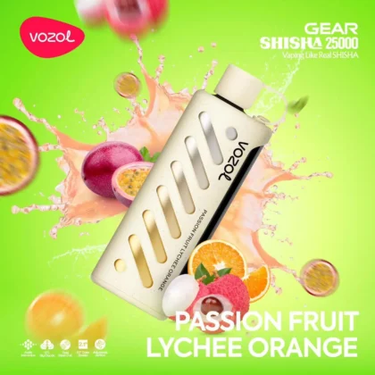 Vozol Gear 25000 Passion Fruit Lychee Orange