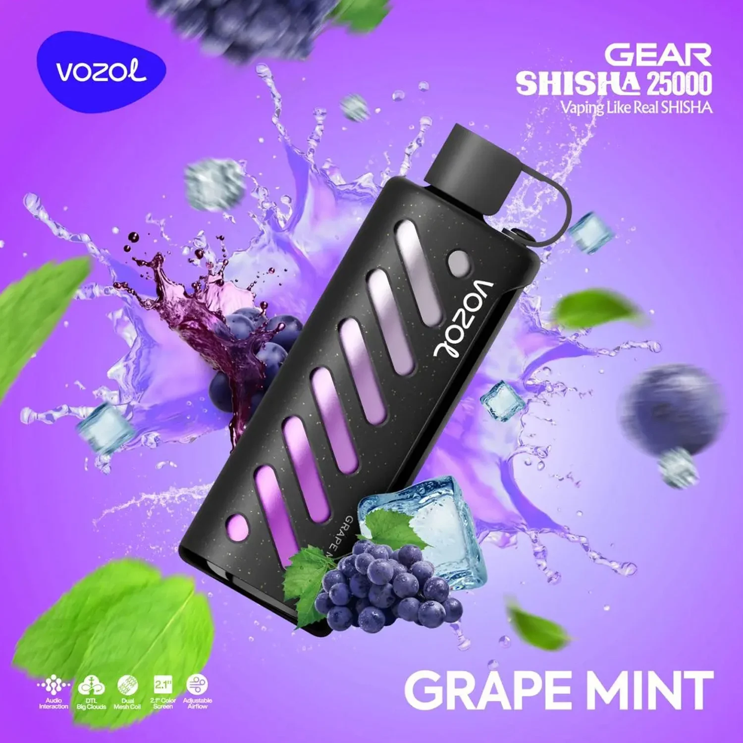 Vozol Gear 25000 Grape Mint
