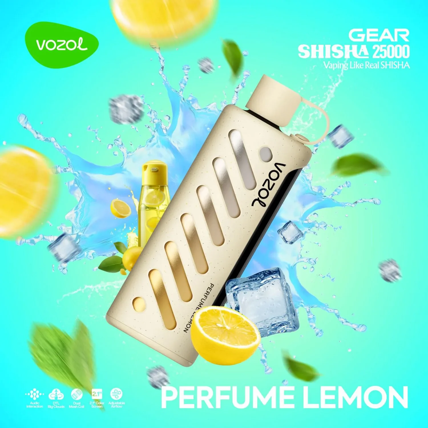 Vozol Gear 25000 Perfume Lemon