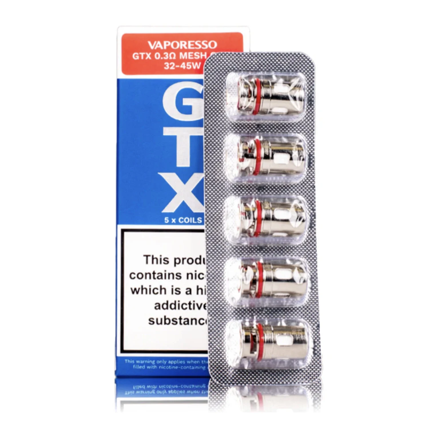 Vaporesso GTX 0.3 Ohm Mesh Coils (Pack of 5)