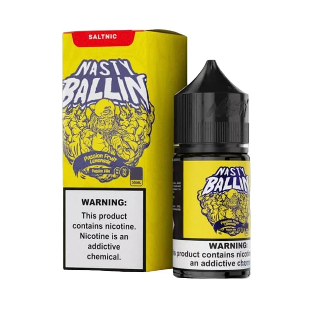 Vape Nasty Salt Ballin Passion Fruit Lemonade - Passion Killa 20mg 30ml