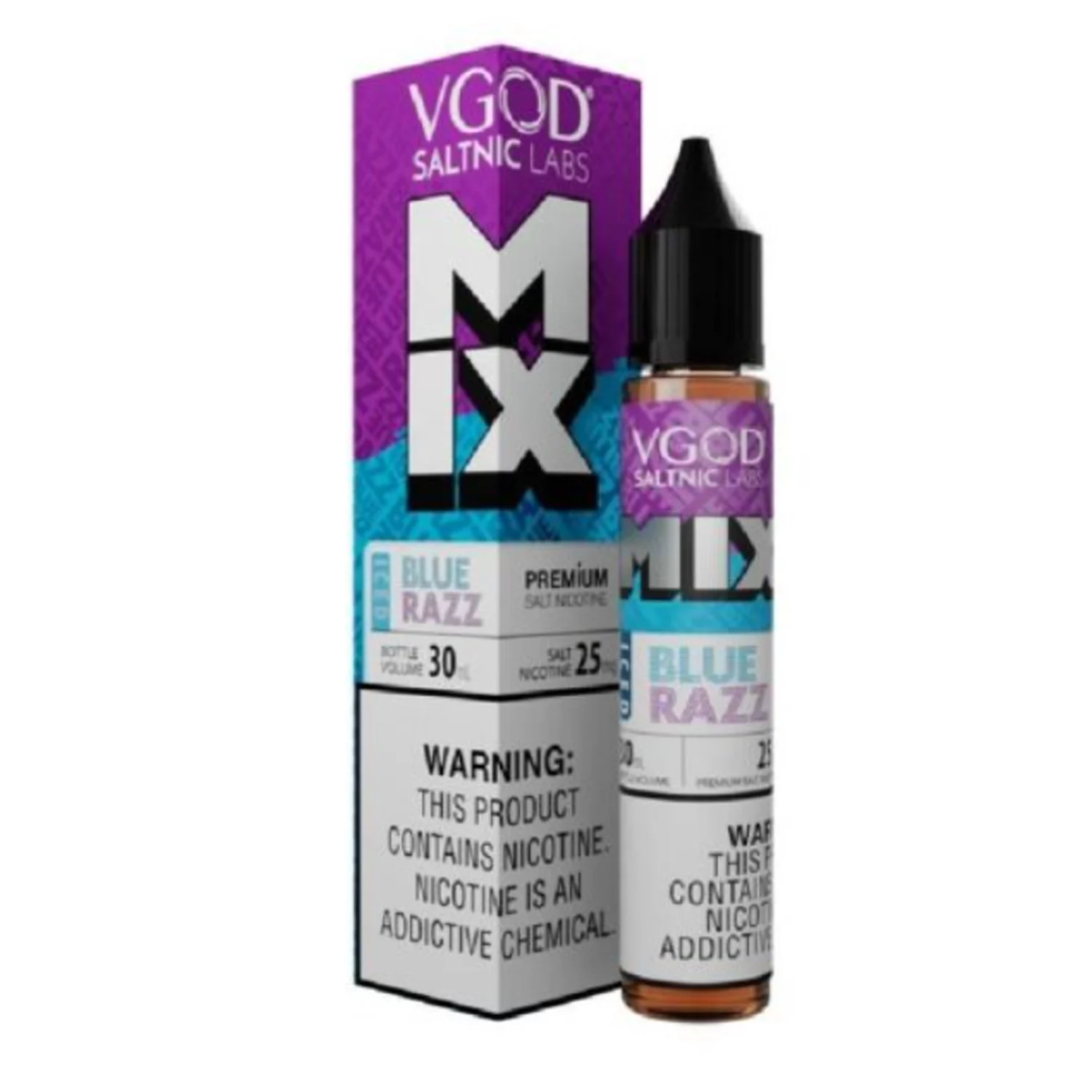Vgod Mix Iced Blue Razz