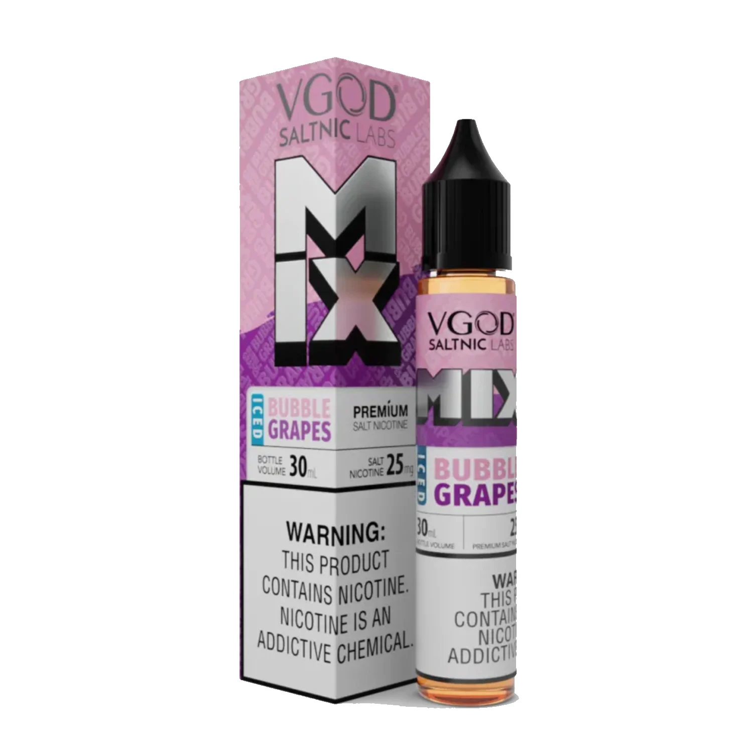Vgod Iced Bubble Grape Saltnick – 30ml