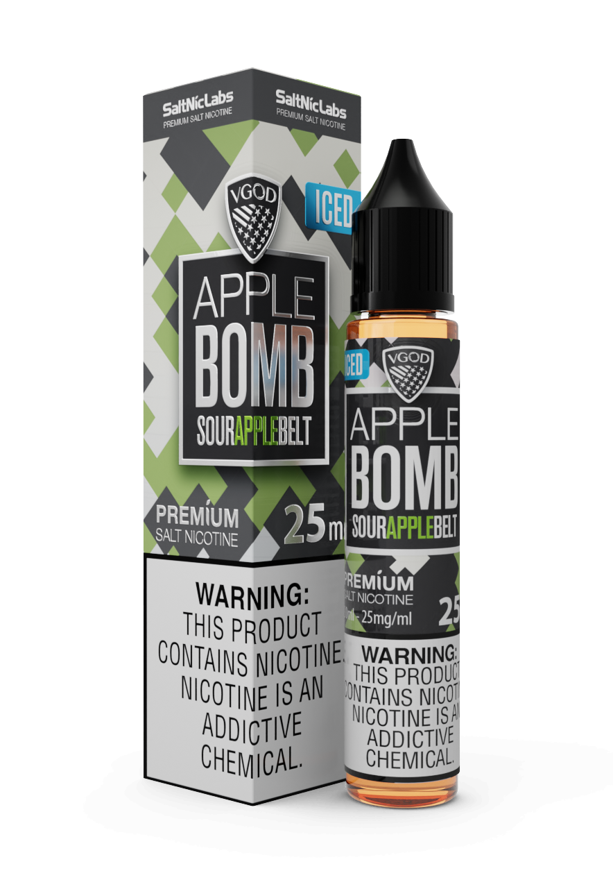 VGOD İCE Apple Bomb SaltNic E-Liquid - Görsel 2