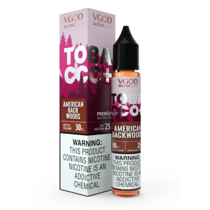 VGOD Tobacco Plus American Backwoods SaltNic E-Liquid