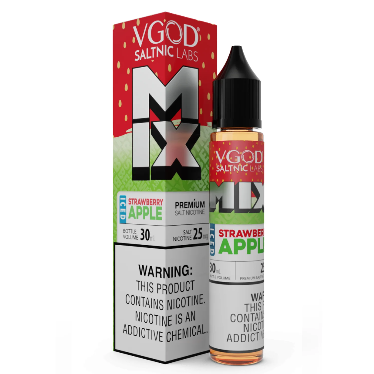 VGOD MIX Iced Strawberry Apple SaltNic E-Liquid