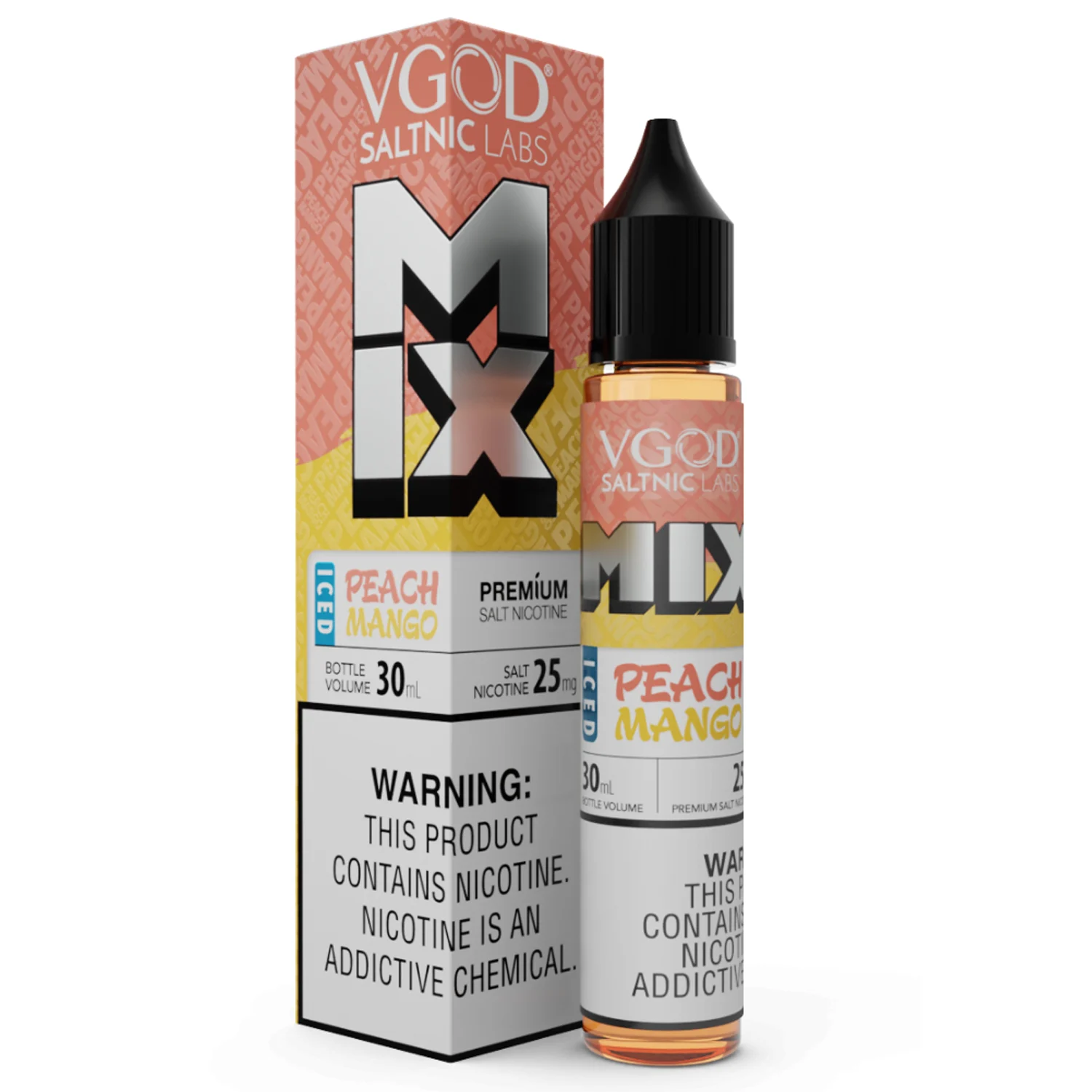 VGOD MIX Iced Peach Mango SaltNic E-Liquid