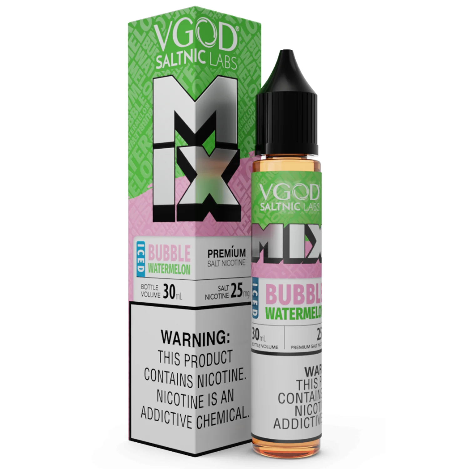 VGOD Mix Iced Bubble Watermelon SaltNic E-Liquid
