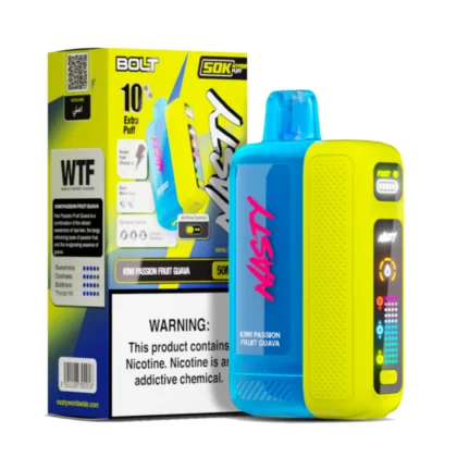 Nasty Bolt 50K Puffs Kiwi Passion Fruit Guava