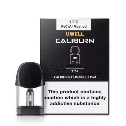 Uwell Caliburn A3/AK3/A3S 0.8/1.0 ohm Kartuş (4'lü Paket)