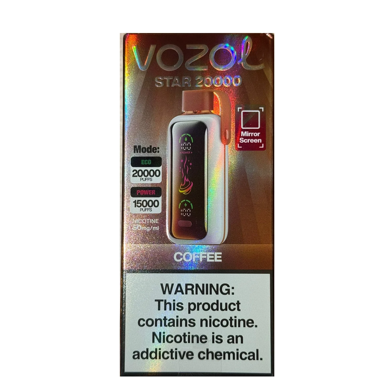 Vozol Star 20000 – Coffee (50mg/ml Nikotin)