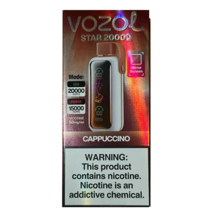 Vozol Star 20000 – Cappuccino (50mg/ml Nikotin)