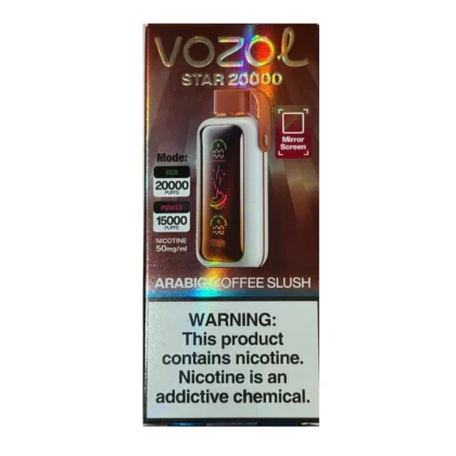 Vozol Star 20000 – Arabic Coffee Slush (50mg/ml Nikotin)
