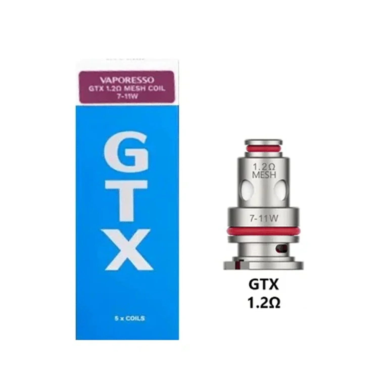 Vaporesso GTX 1.2 Ohm Mesh Coils (Pack of 5)