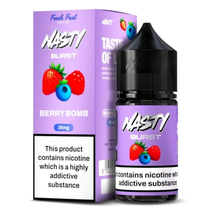 Nasty Burst Berry Bomb Salt E-Liquid