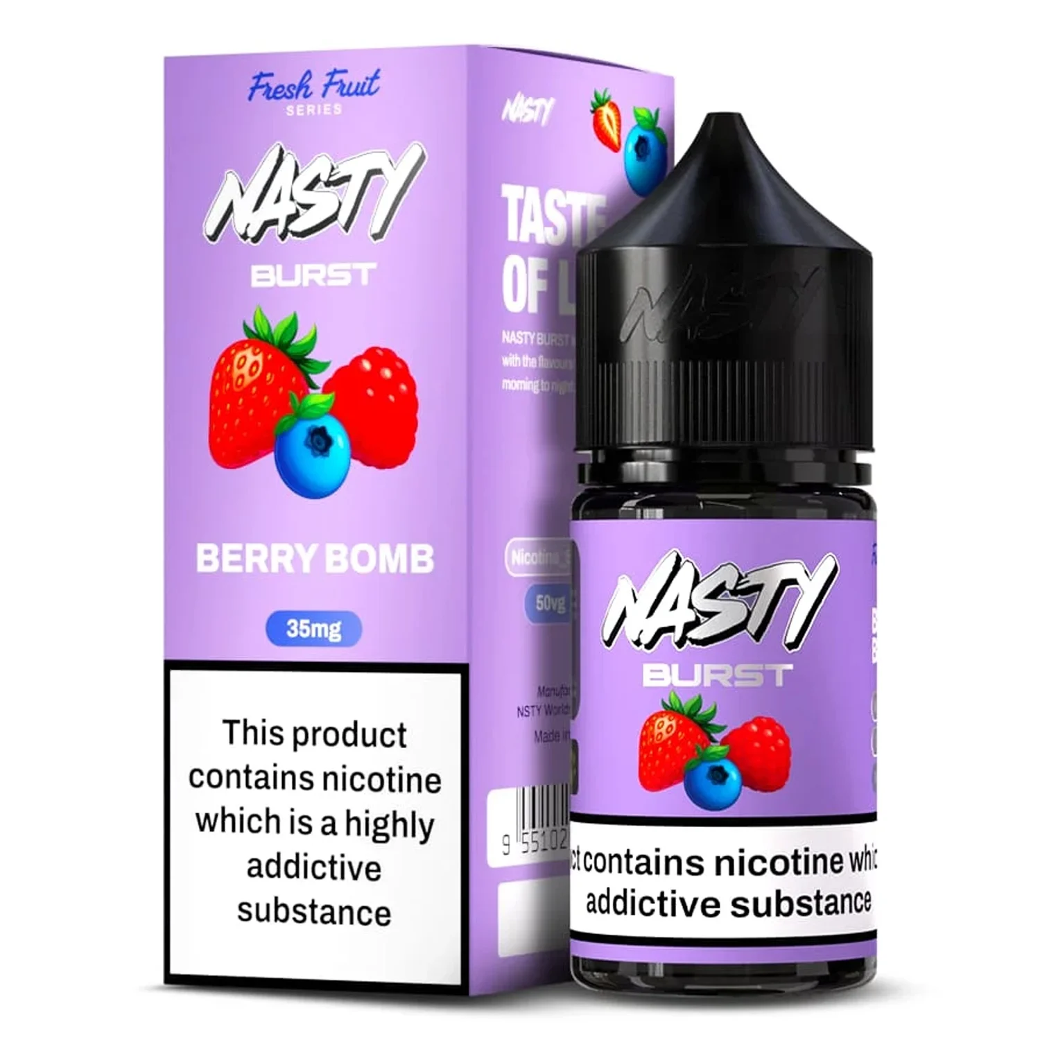 Nasty Burst Berry Bomb Salt E-Liquid