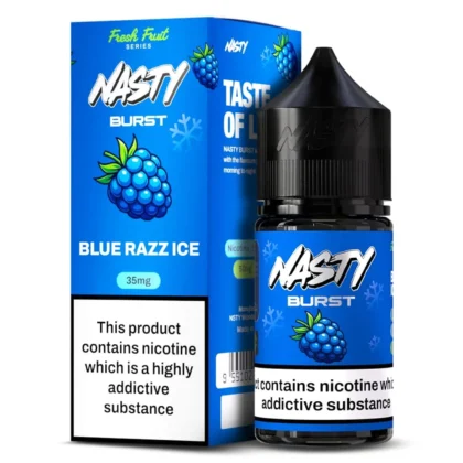 Nasty Burst Blue Razz Ice Salt E-Liquid