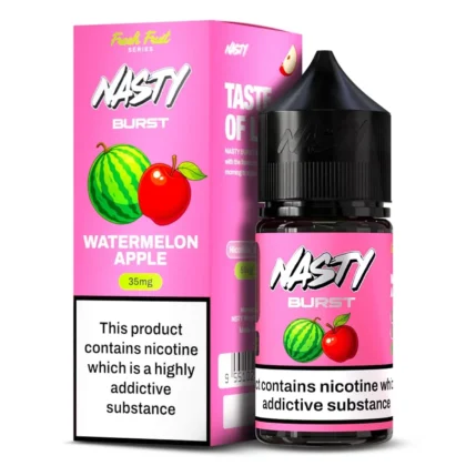 Nasty Burst Watermelon Apple Salt E-Liquid
