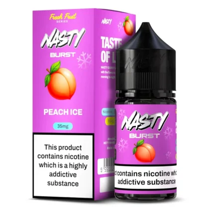 Nasty Burst Peach Ice Salt E-Liquid