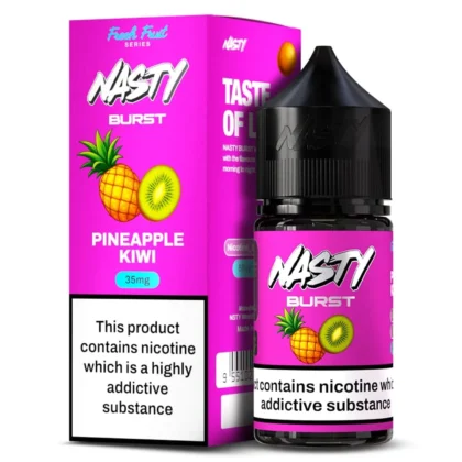Nasty Burst Pineapple Kiwi Salt E-Liquid