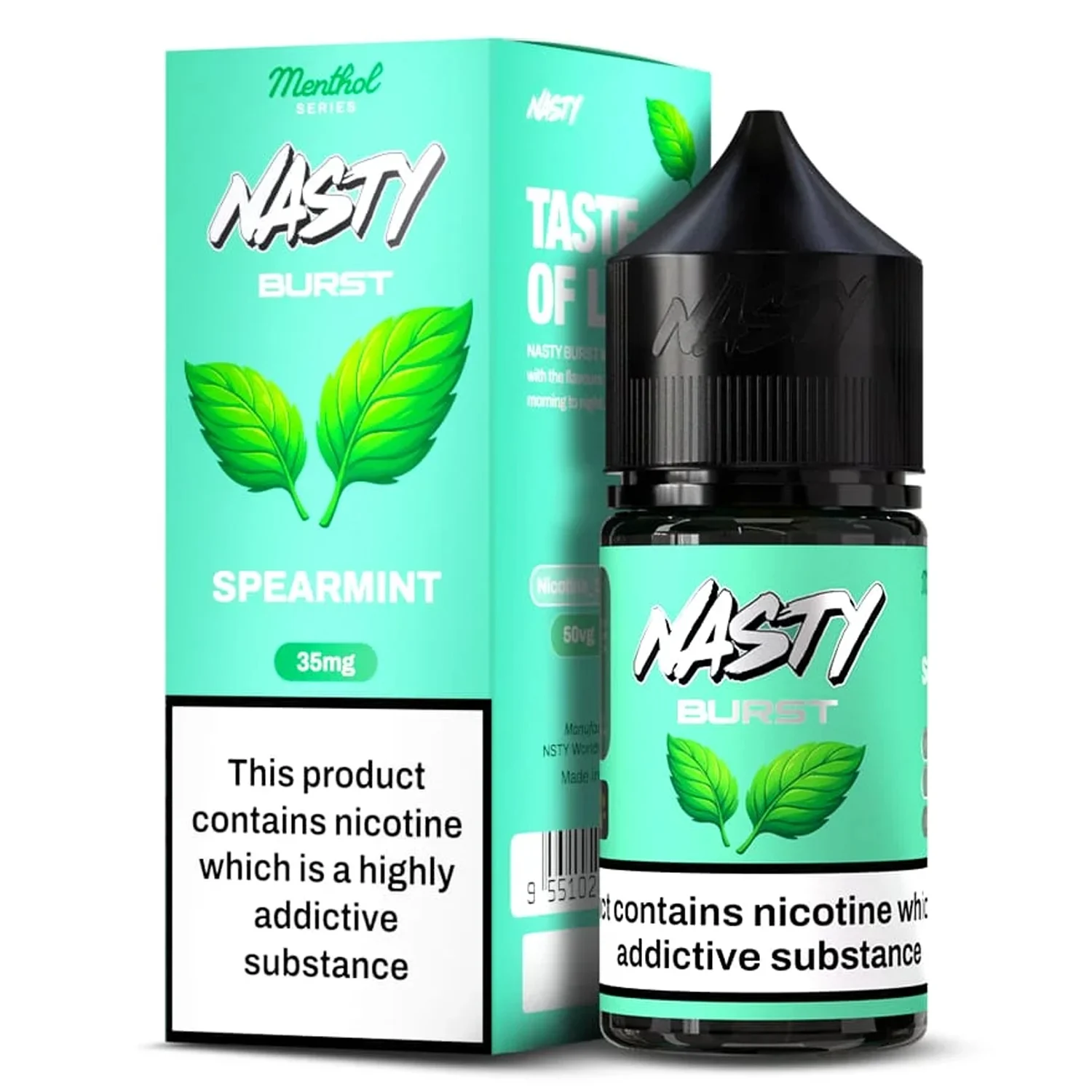 Nasty Burst Spearmint Salt E-Liquid