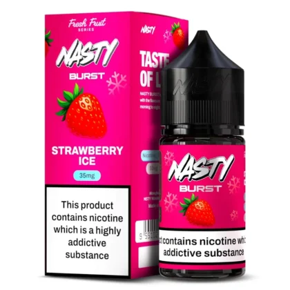 Nasty Burst Strawberry Ice Salt E-Liquid