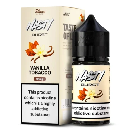 Nasty Burst Vanilla Tobacco Salt E-Liquid