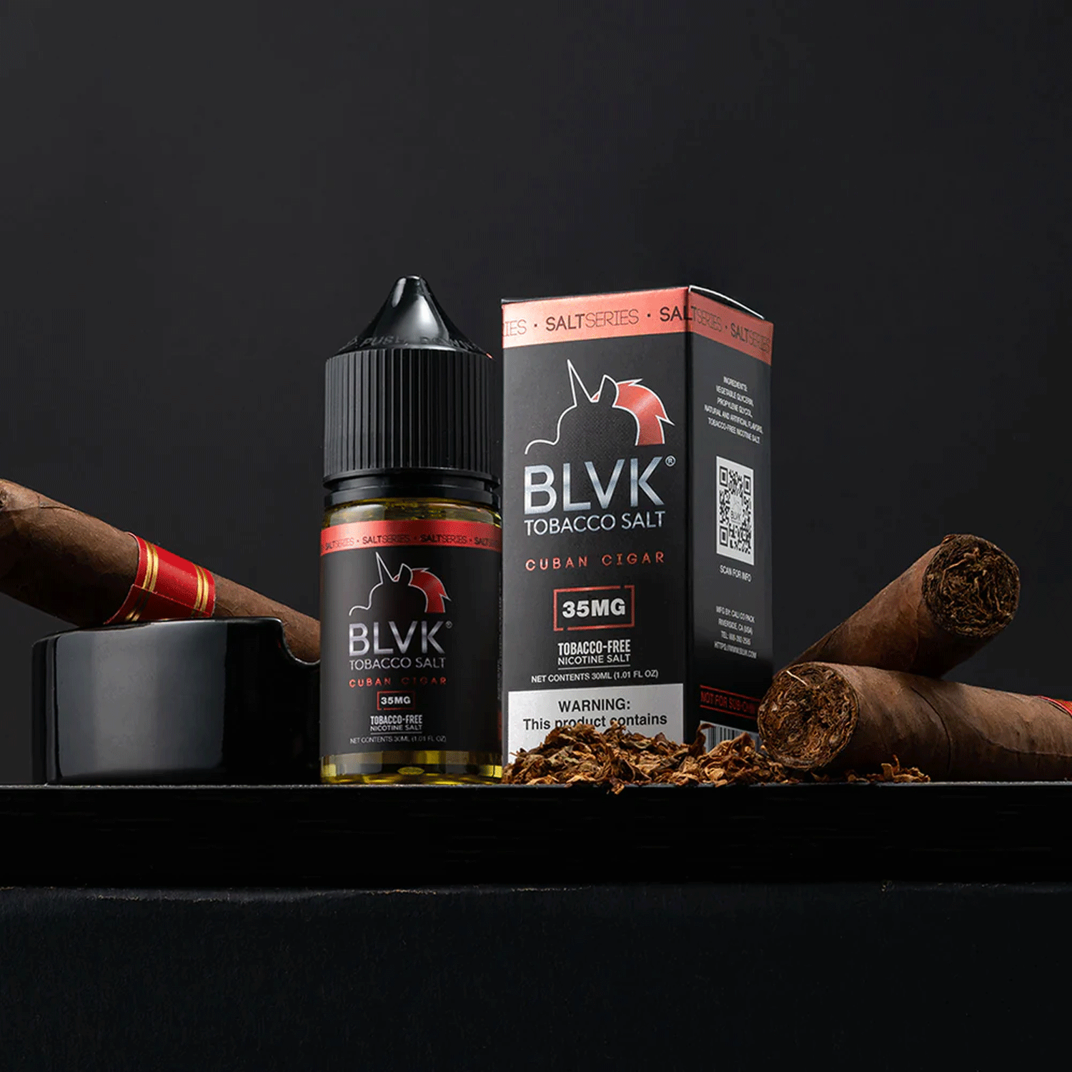 BLVK Cuban Tobacco 60 ML Salt