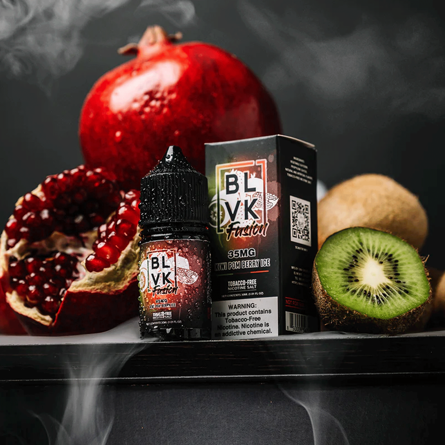 BLVK Kiwi Pom Berry Ice 60 ML SALT