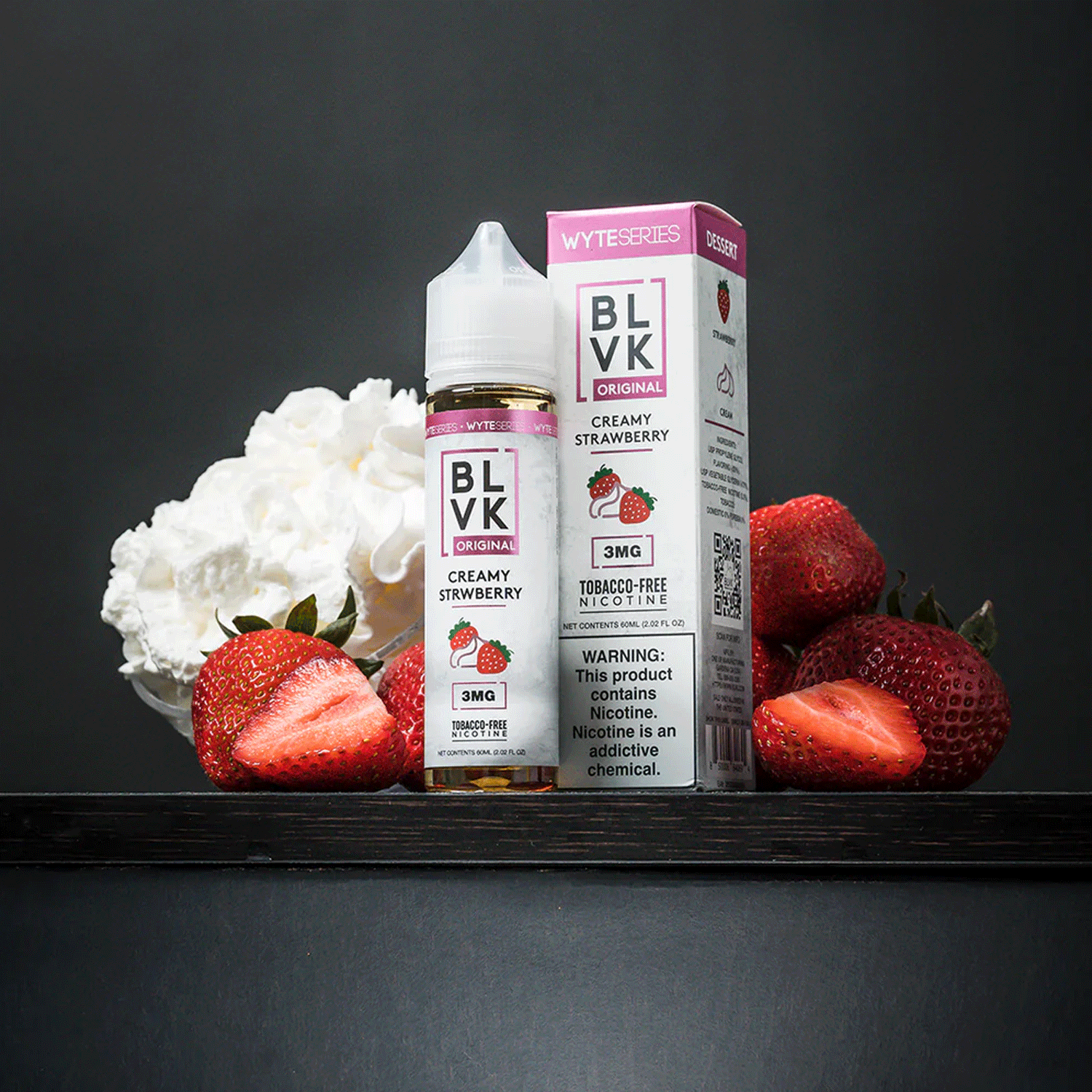 BLVK Creamy Strawberry 100 ML