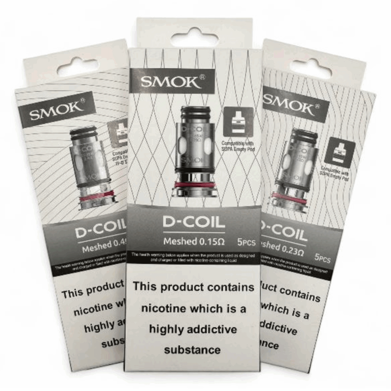Smok D Coil Serisi Yedek Coil'ler