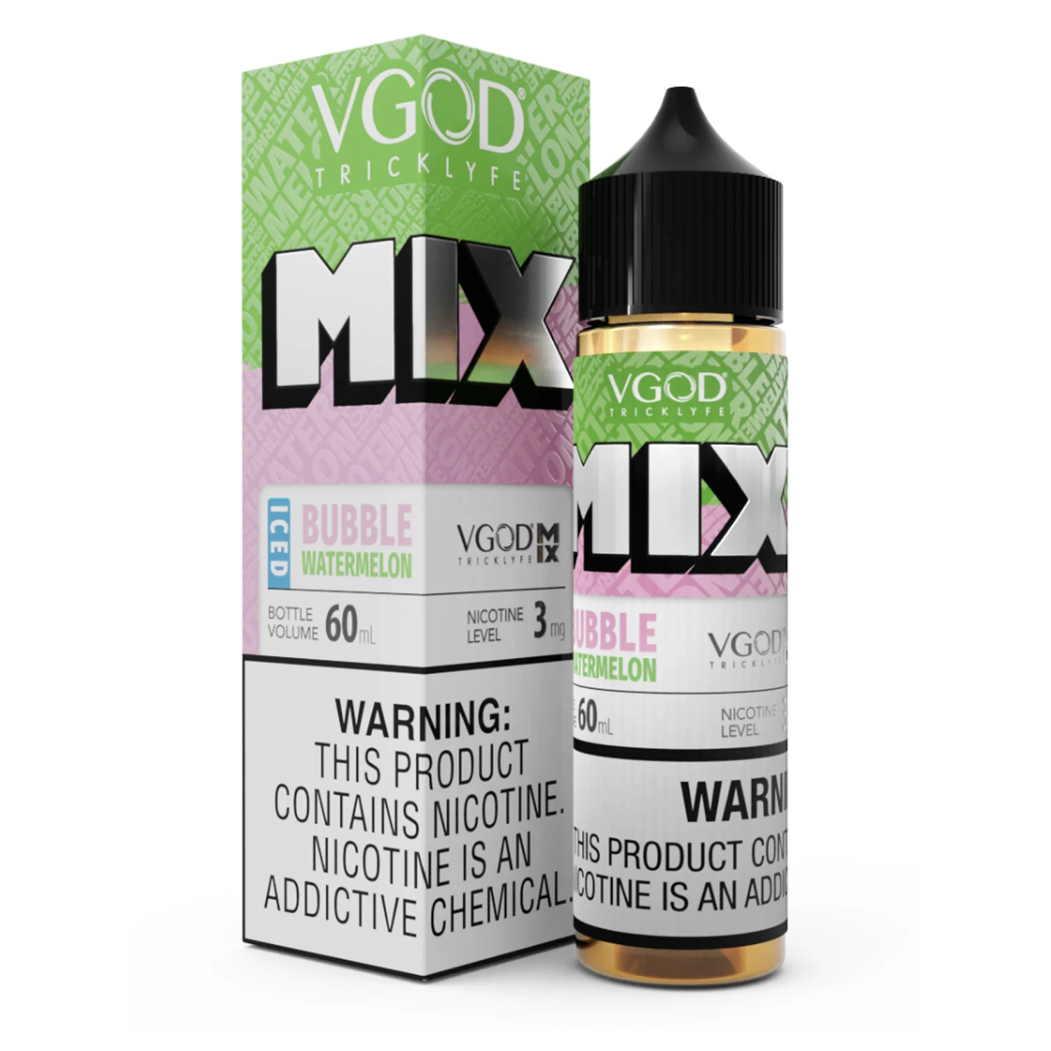 VGOD Mix Iced Bubble Watermelon Freebase E-Liquid