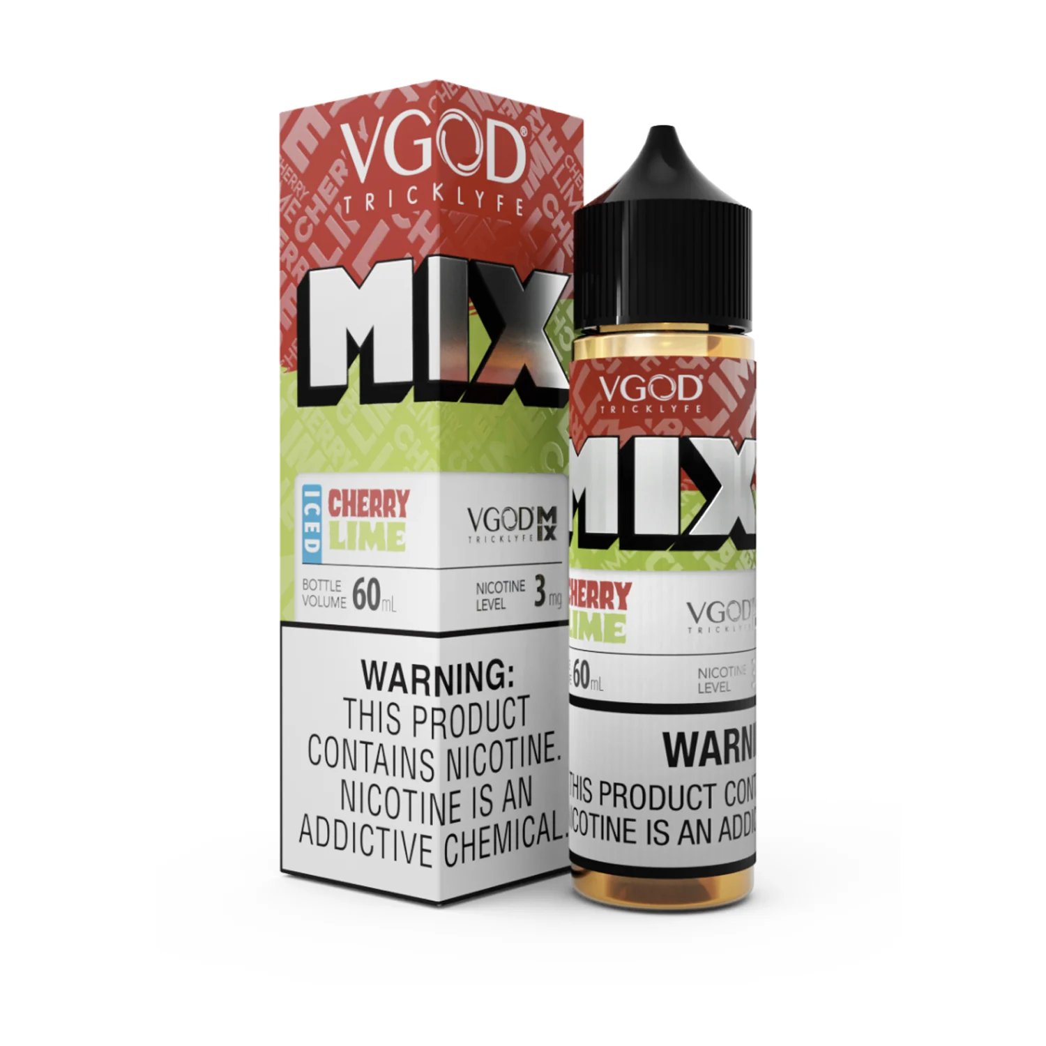 VGOD MIX Iced Cherry Lime Freebase E-Liquid