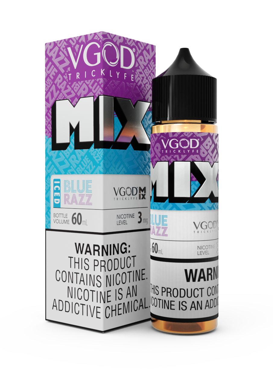 VGOD Mix Iced Blue Razz Freebase E-Liquid